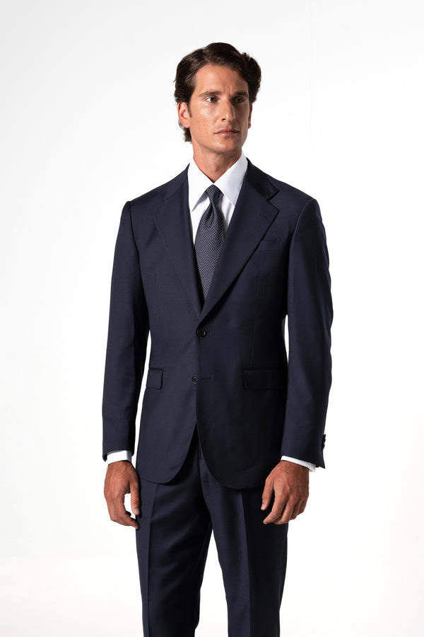 Fil a fil Stone Gray Wool Suit