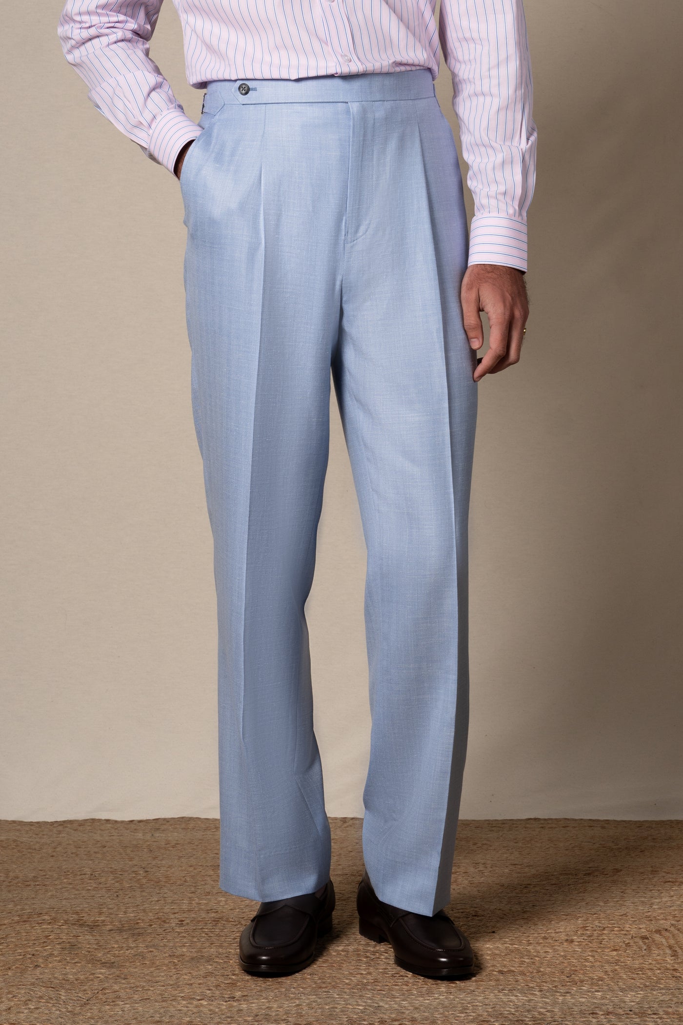 Light Blue Herringbone Suit — vista alternativa 6, BUND Costa Vice Spring Summer 26