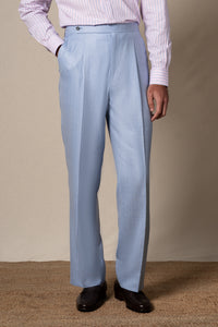 Light Blue Herringbone Suit — vista alternativa 6, BUND Costa Vice Spring Summer 26