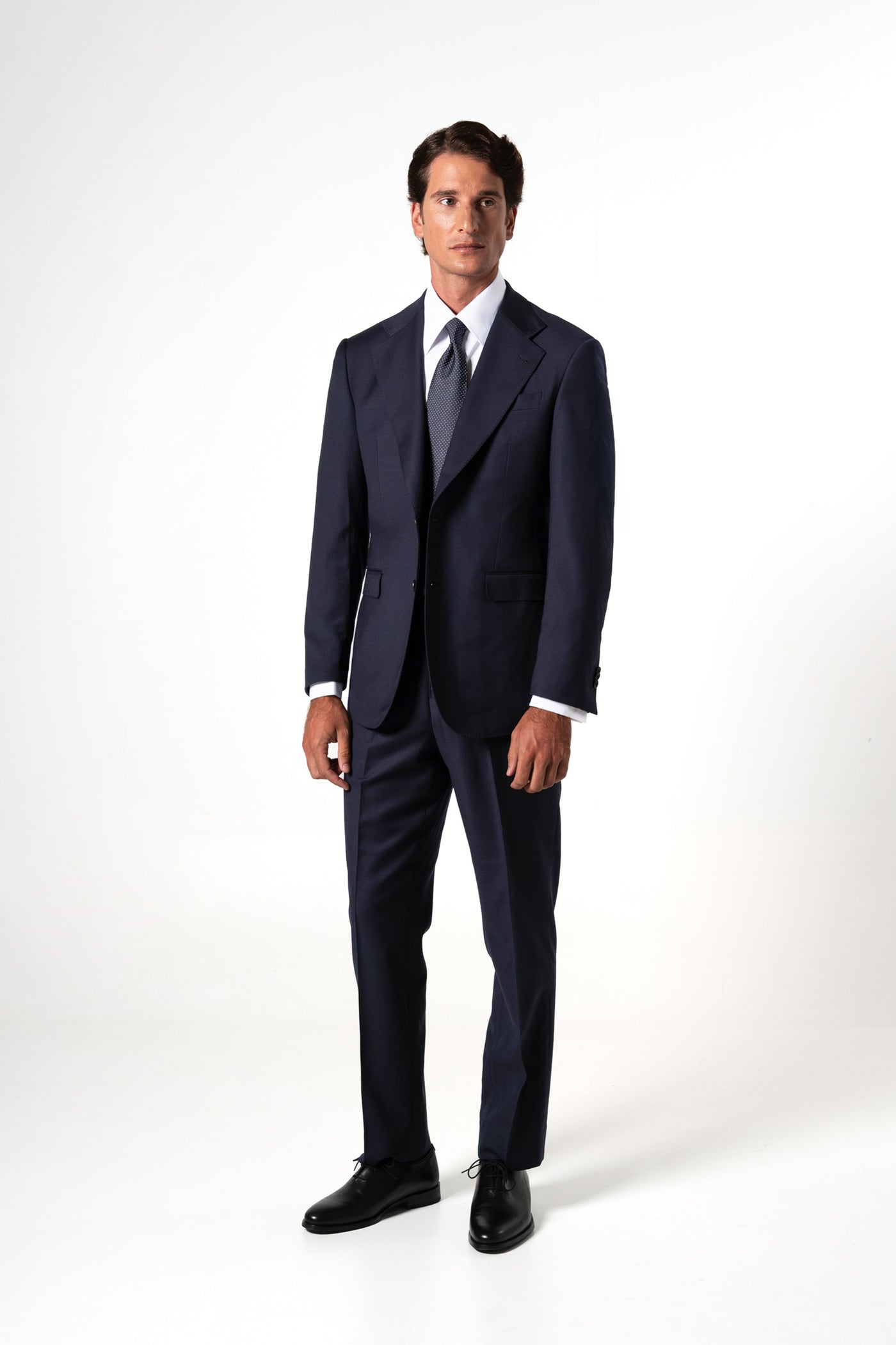 Fil a fil Stone Gray Wool Suit