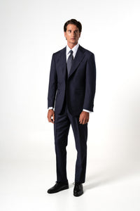 Fil a fil Stone Gray Wool Suit