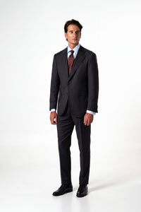 Fil a fil Stone Gray Wool Suit