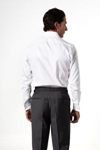 Plain Bambu White Business Shirt