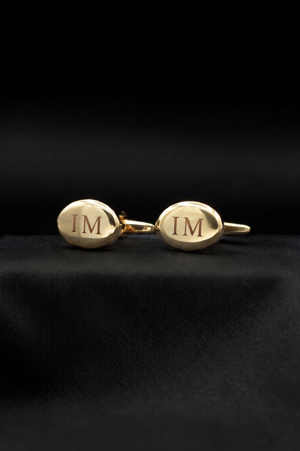Gemelos Personalizados Oro