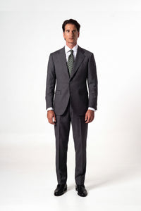 Fil a fil Stone Gray Wool Suit