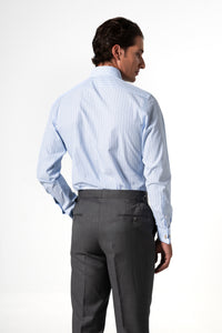 Plain Wool Light Grey Tailoring Pants