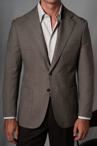 Moulin Beige Wool Blazer - Blazer a medida BUND