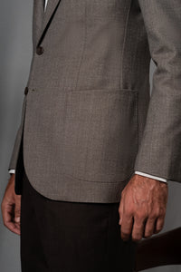 Moulin Beige Wool Blazer - Blazer a medida BUND