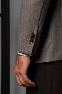 Moulin Beige Wool Blazer - Blazer a medida BUND