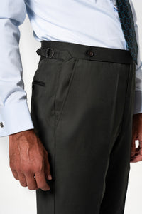 Fil a fil Stone Gray Wool Suit