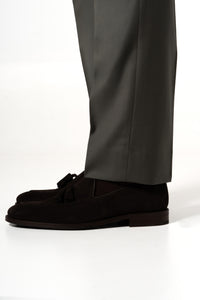 Fil a fil Stone Gray Wool Suit