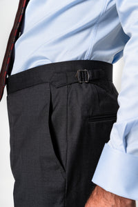 Fil a fil Stone Gray Wool Suit