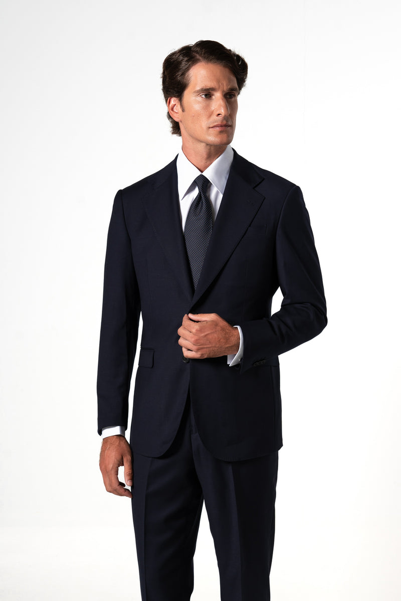 Fil a fil Stone Gray Wool Suit