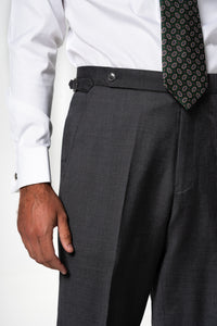 Fil a fil Stone Gray Wool Suit