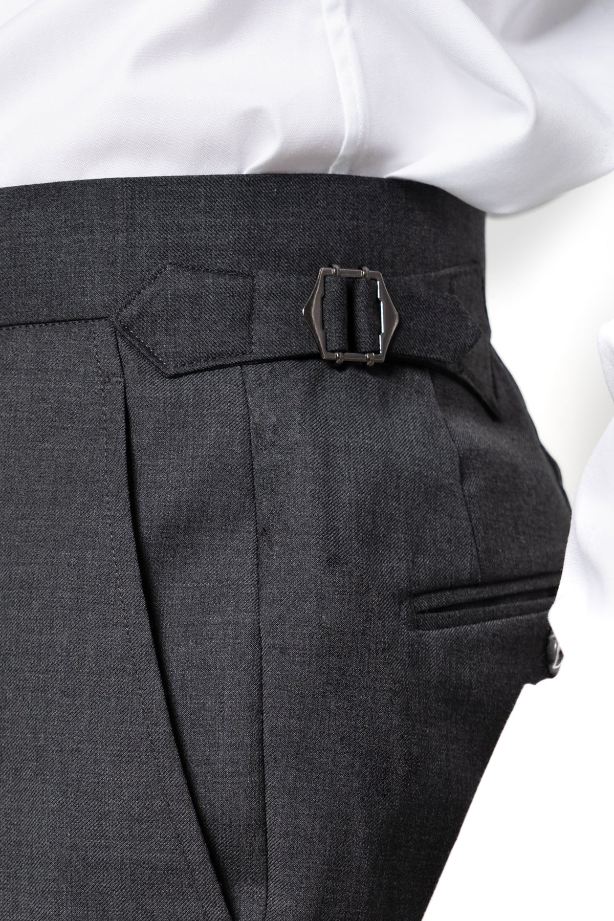 Fil a fil Stone Gray Wool Suit