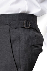 Fil a fil Stone Gray Wool Suit