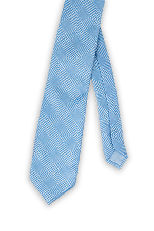 Corbata Príncipe de Gales Celeste de seda - BUND