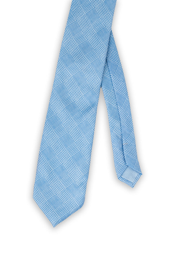 Corbata Príncipe de Gales Celeste de seda - BUND