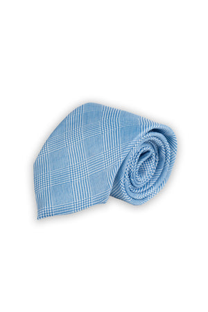 Corbata Príncipe de Gales Celeste de seda - BUND