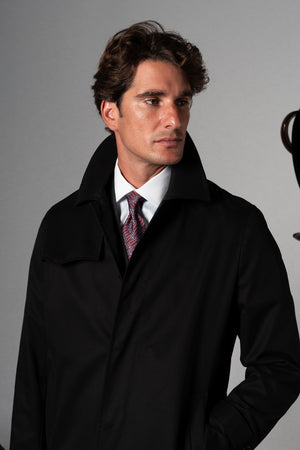 Black Western Rain Coat - Abrigo a medida BUND