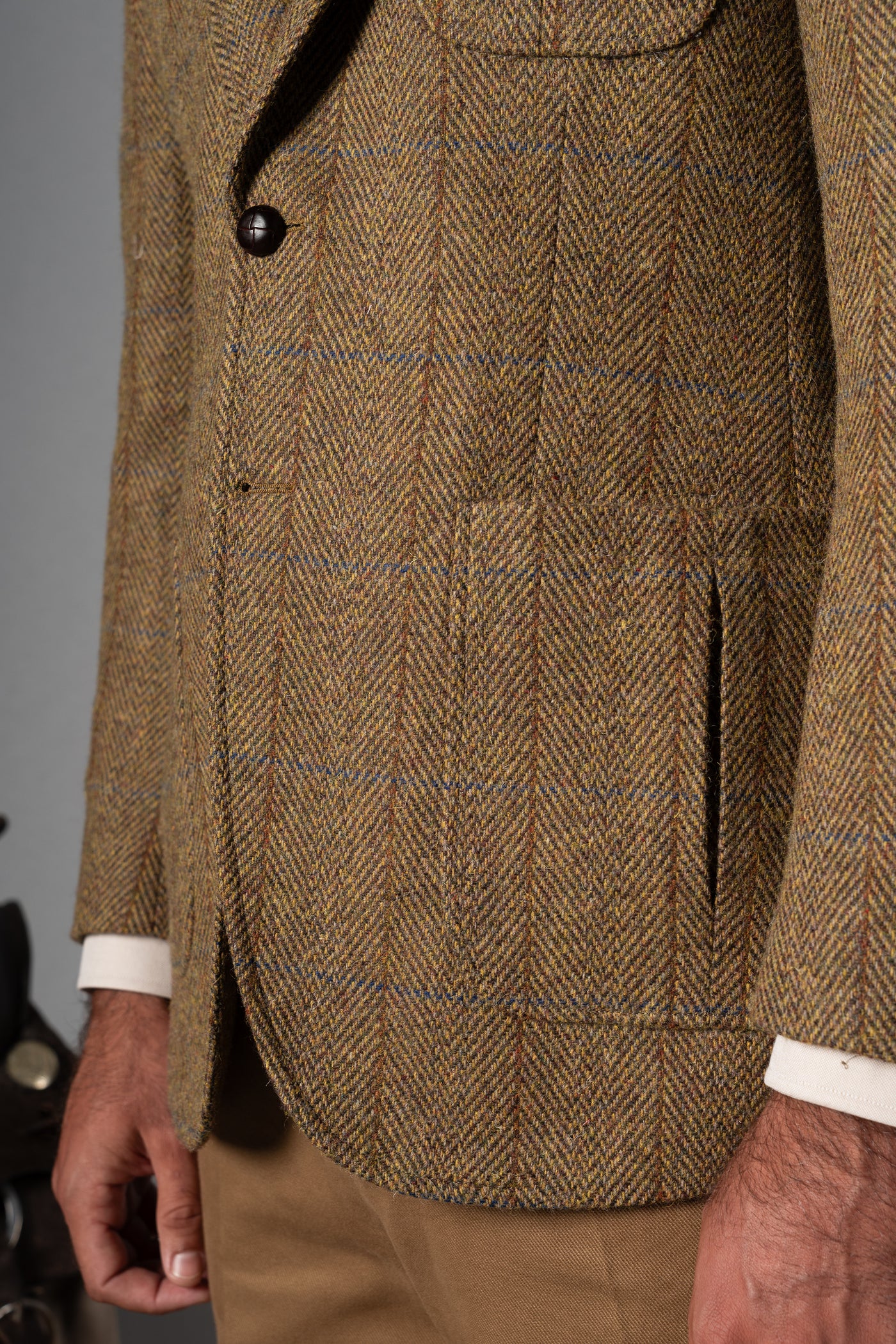 Mustard Tweed Blazer - Blazer a medida BUND