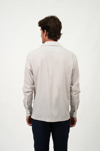 Camisa Lino Miami Light Grey