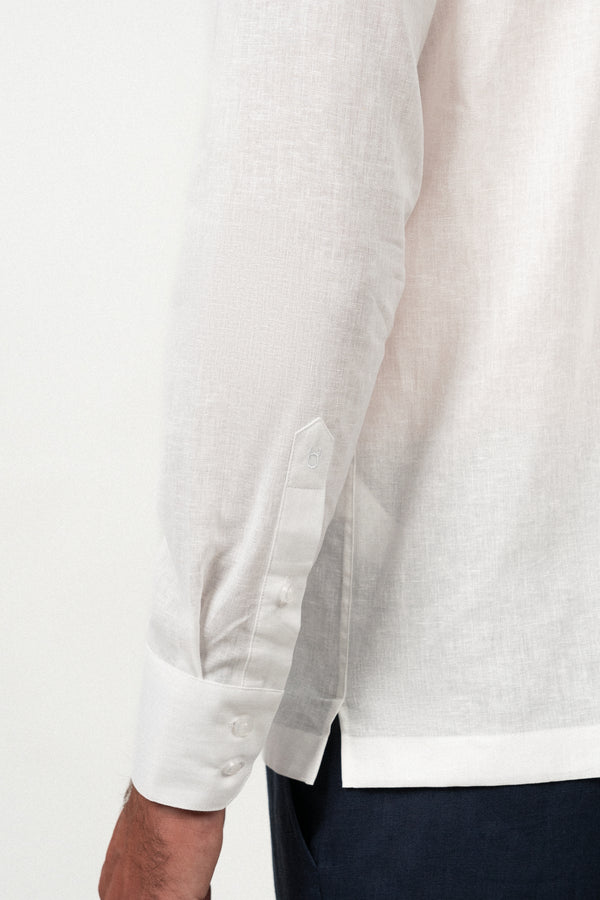Camisa Lino Miami White