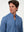 Linen Mao Shirt Blue Denim