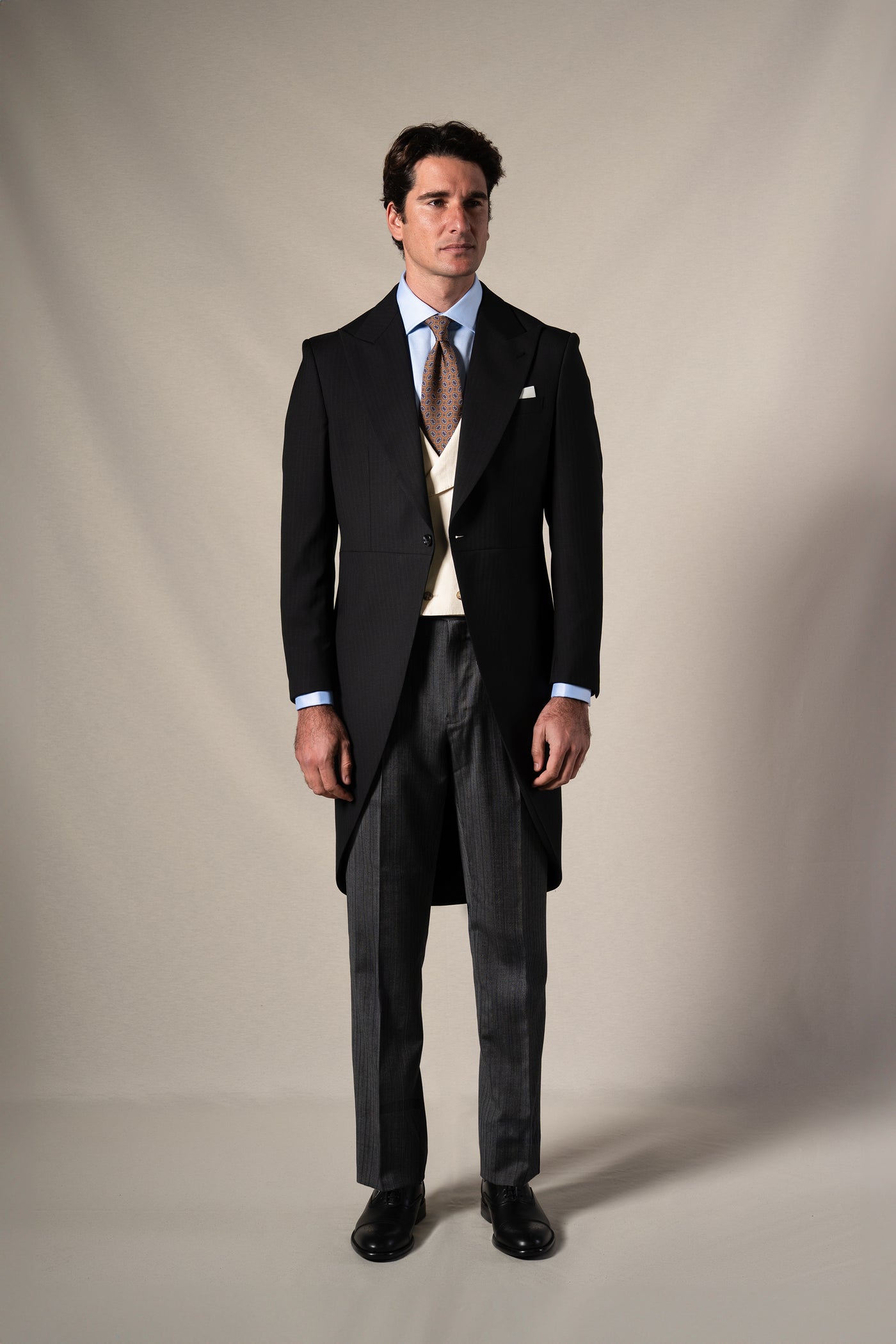 Classic Morning Suit Beige Vest - Chaqué BUND