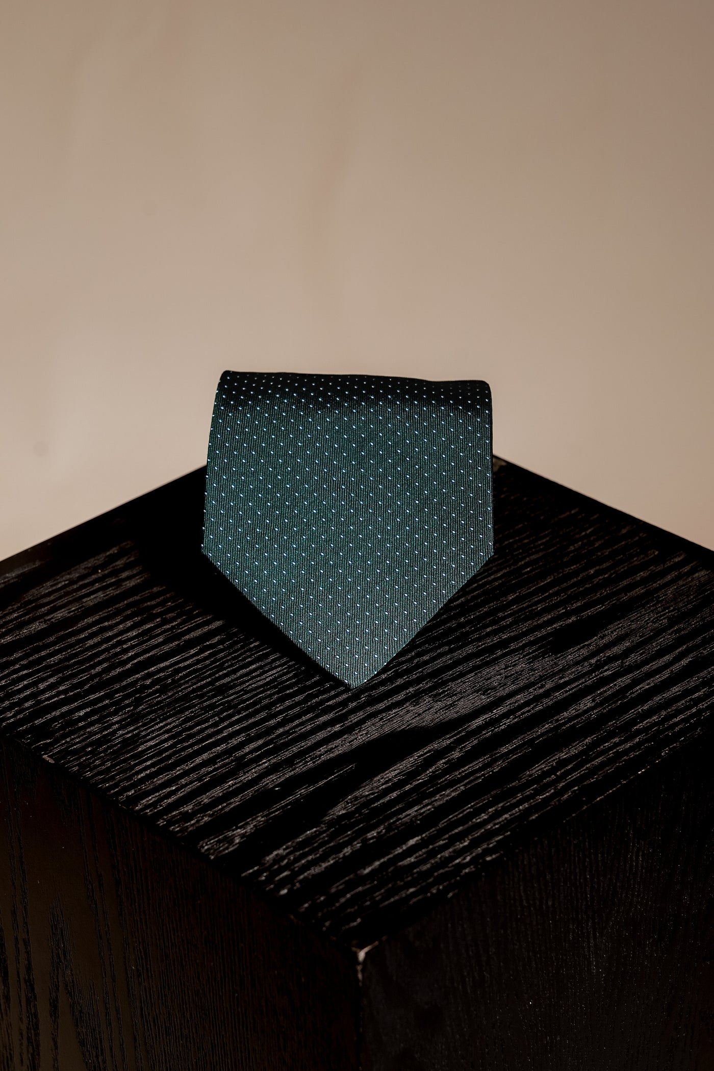Corbata Topos Verde de seda - BUND
