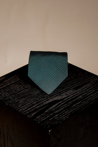 Corbata Topos Verde de seda - BUND