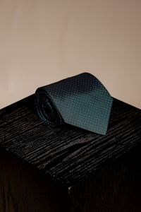 Corbata Topos Verde de seda - BUND
