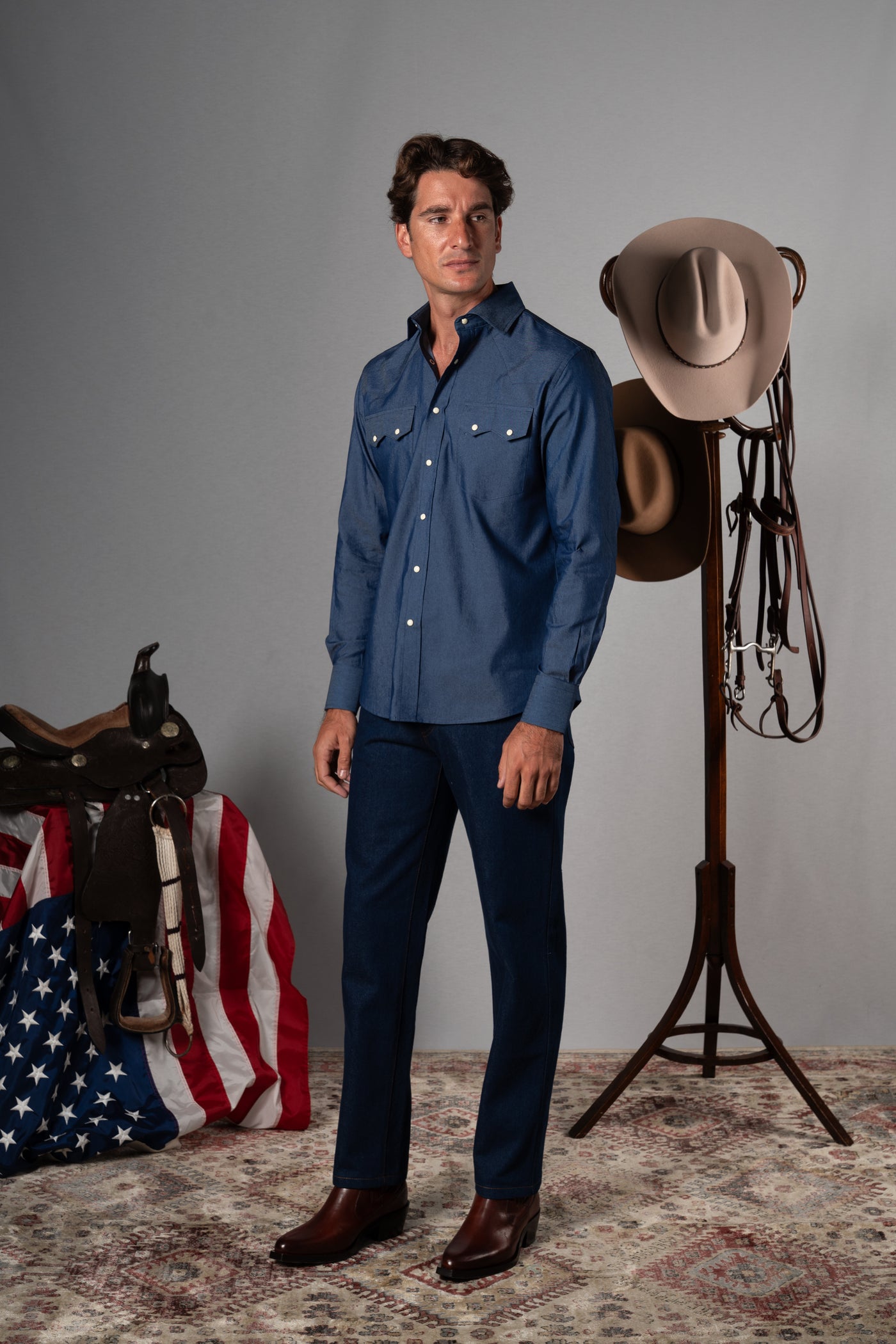 Denim Blue Shirt - Camisa BUND