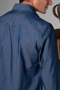 Denim Blue Shirt - Camisa BUND