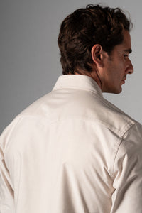 Beige Western Oxford Shirt - Camisa BUND