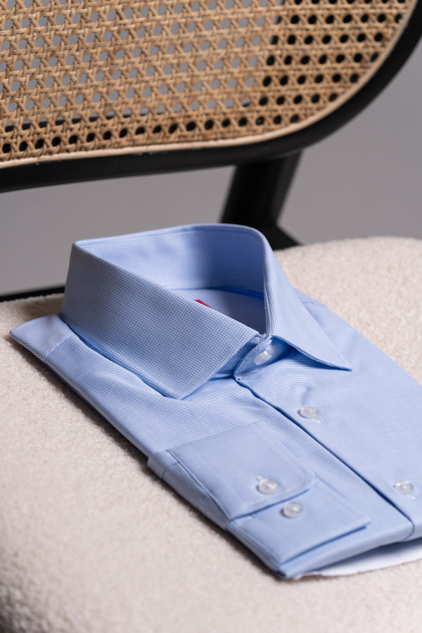 Camisa Popelin Micro Pata Gallo - Camisa BUND