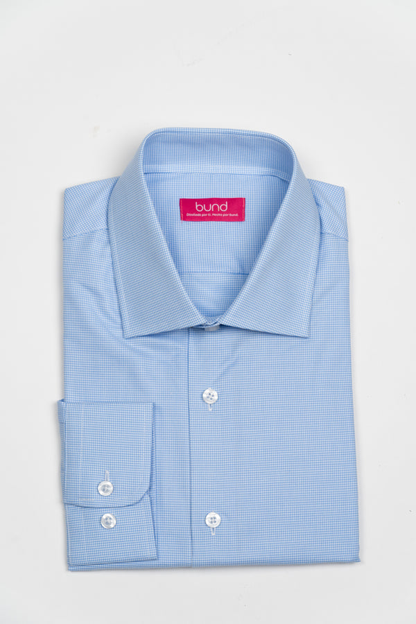 Camisa Popelin Micro Pata Gallo - Camisa BUND