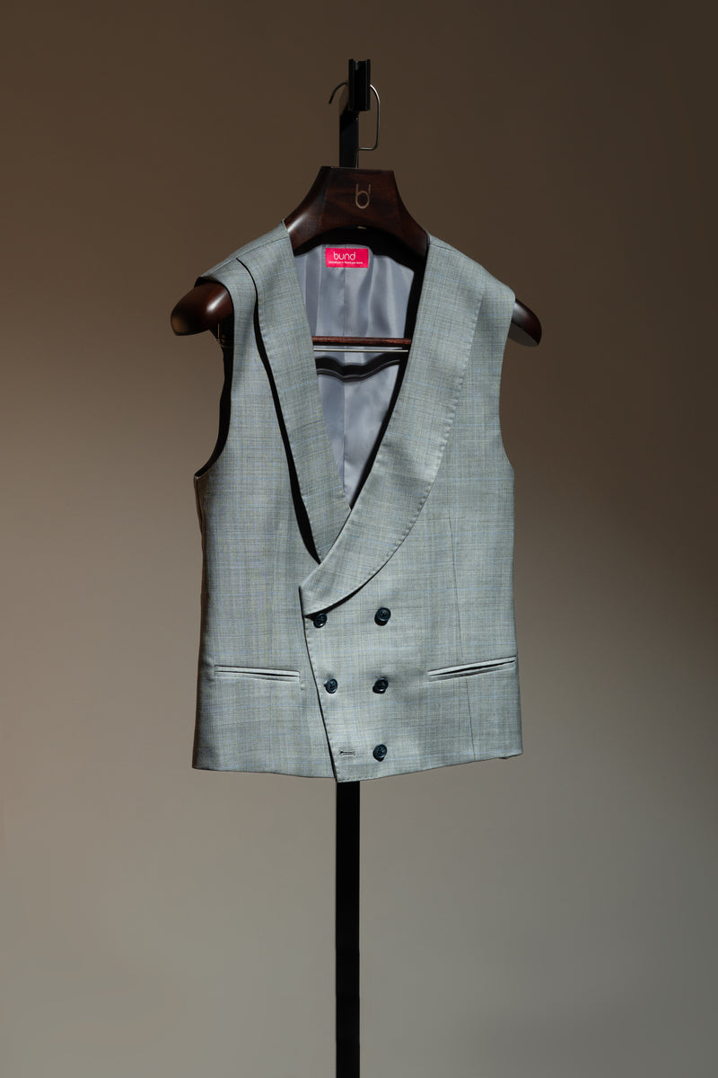 Chaleco cruzado Low V Grey - Chaleco a medida BUND