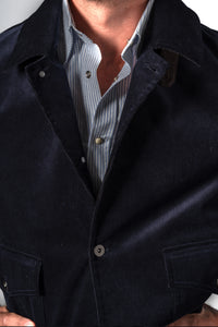 Dark Navy Corduroy Flight Jacket