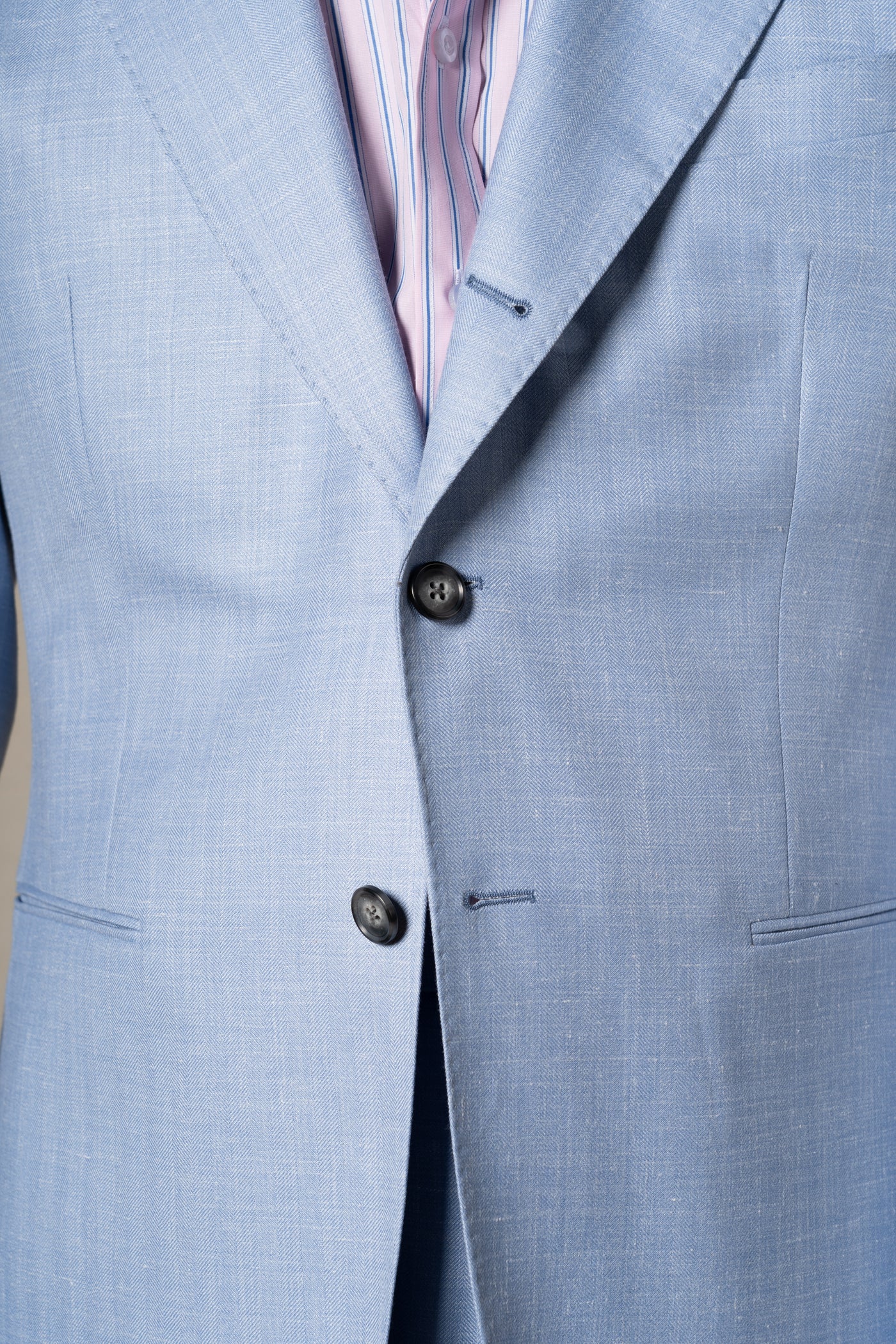 Light Blue Herringbone Suit — vista alternativa 4, BUND Costa Vice Spring Summer 26