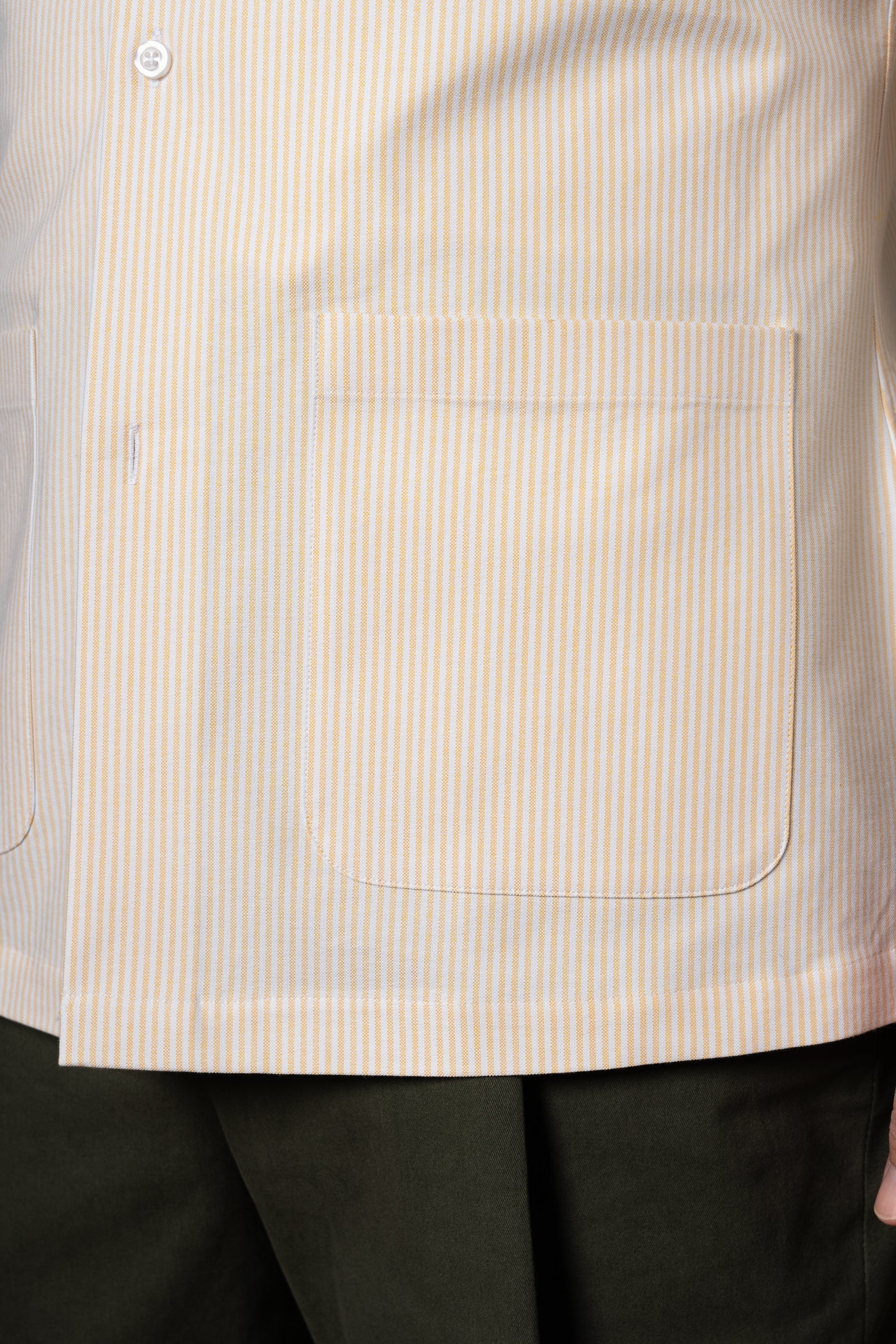 Yellow Oxford Stripes Overshirt — vista alternativa 4, BUND Costa Vice Spring Summer 26