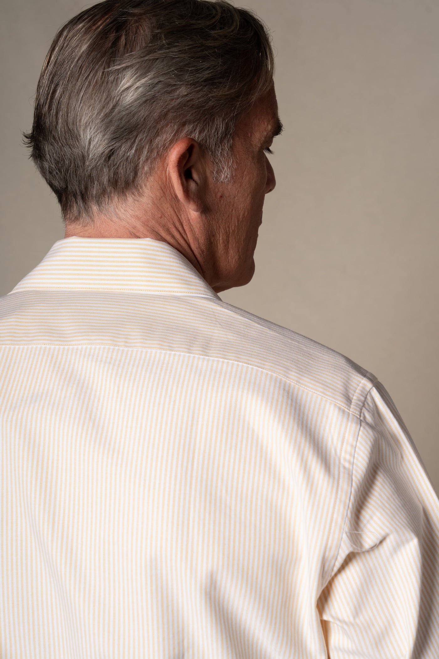 Yellow Oxford Stripes Overshirt — look completo BUND, Costa Vice Spring Summer 26