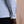 Seersucker White+Navy Cotton Down Pockets Casual Shirt