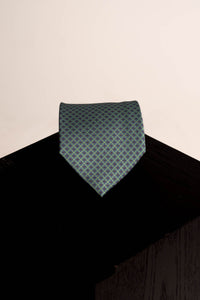 Corbata Roman Circus green de seda - BUND