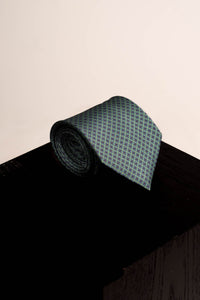 Corbata Roman Circus green de seda - BUND