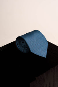 Corbata L'Eixample navy blue de seda - BUND