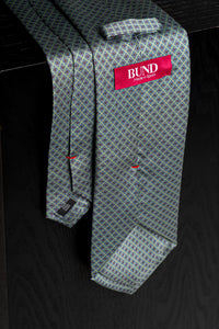 Corbata Roman Circus green de seda - BUND