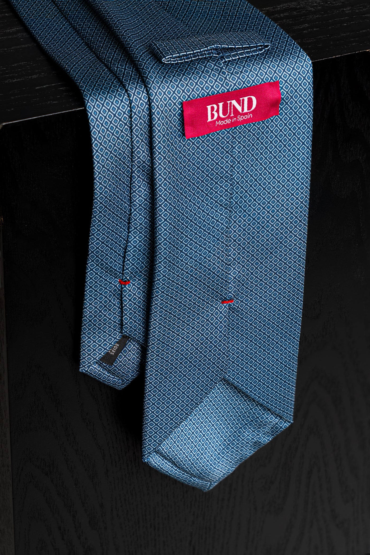 Corbata L'Eixample navy blue de seda - BUND