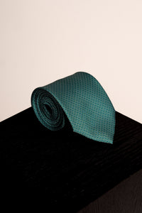 Corbata Diamond Ceremony Green de seda - BUND