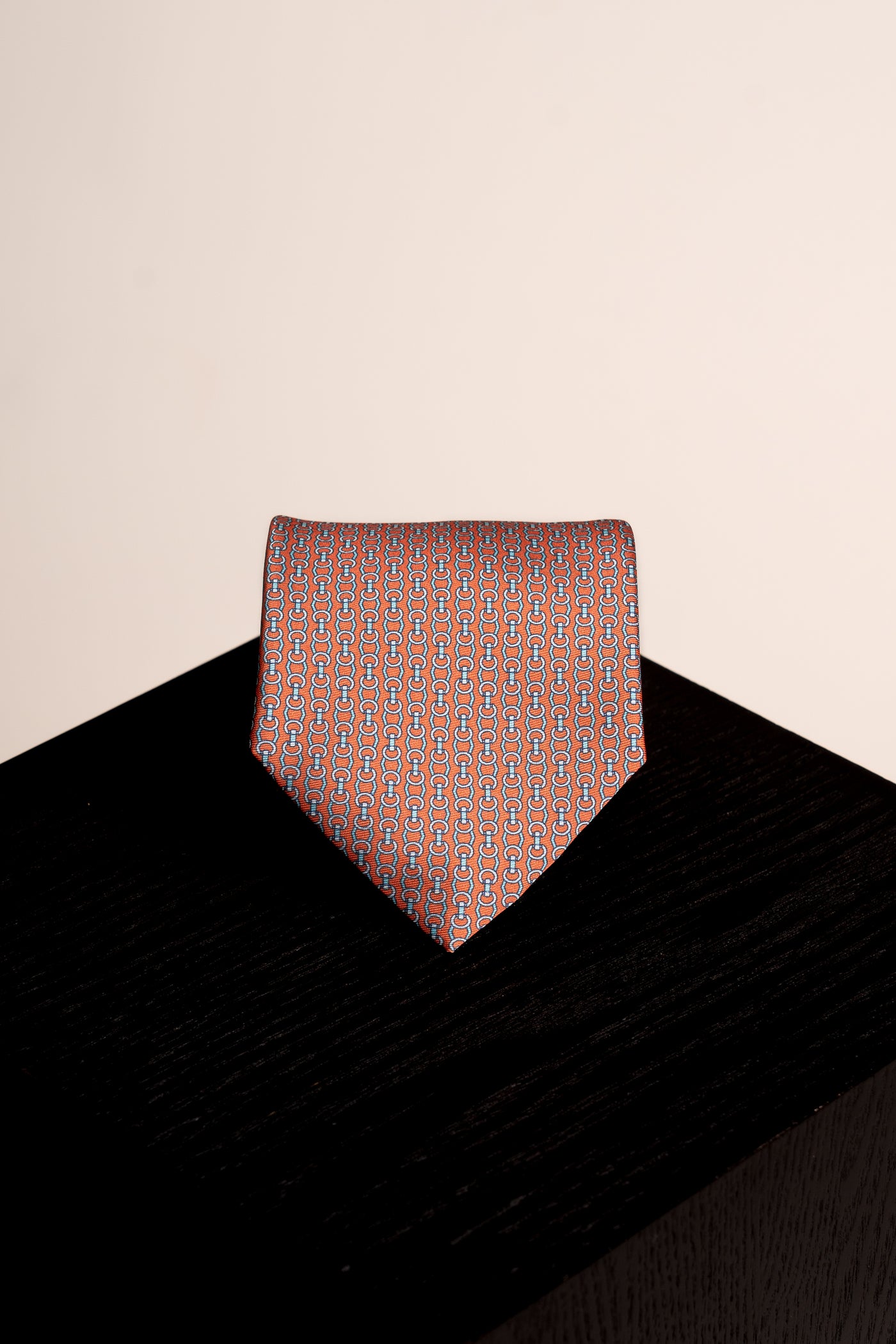 Corbata Stirrups Light Orange de seda - BUND